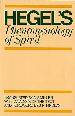 Cover of Phenomenology of Spirit